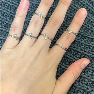 Kendra Scott Silver Stack Rings